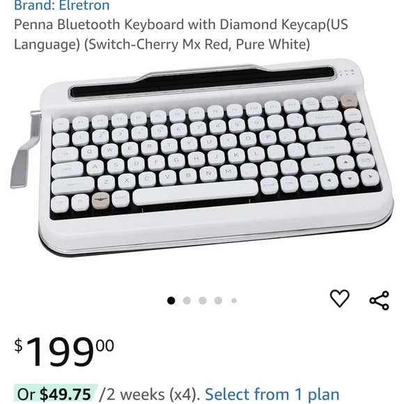 Wireless Typewriter Keyboard - Picture 3 of 3